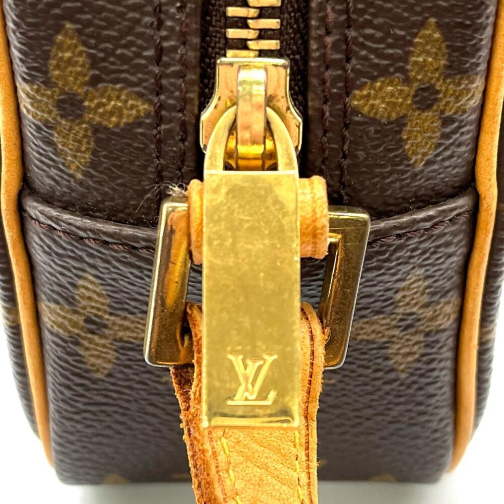 LOUIS VUITTON Brown Monogram Canvas Pochette Mini Bag - Picture 8 of 10